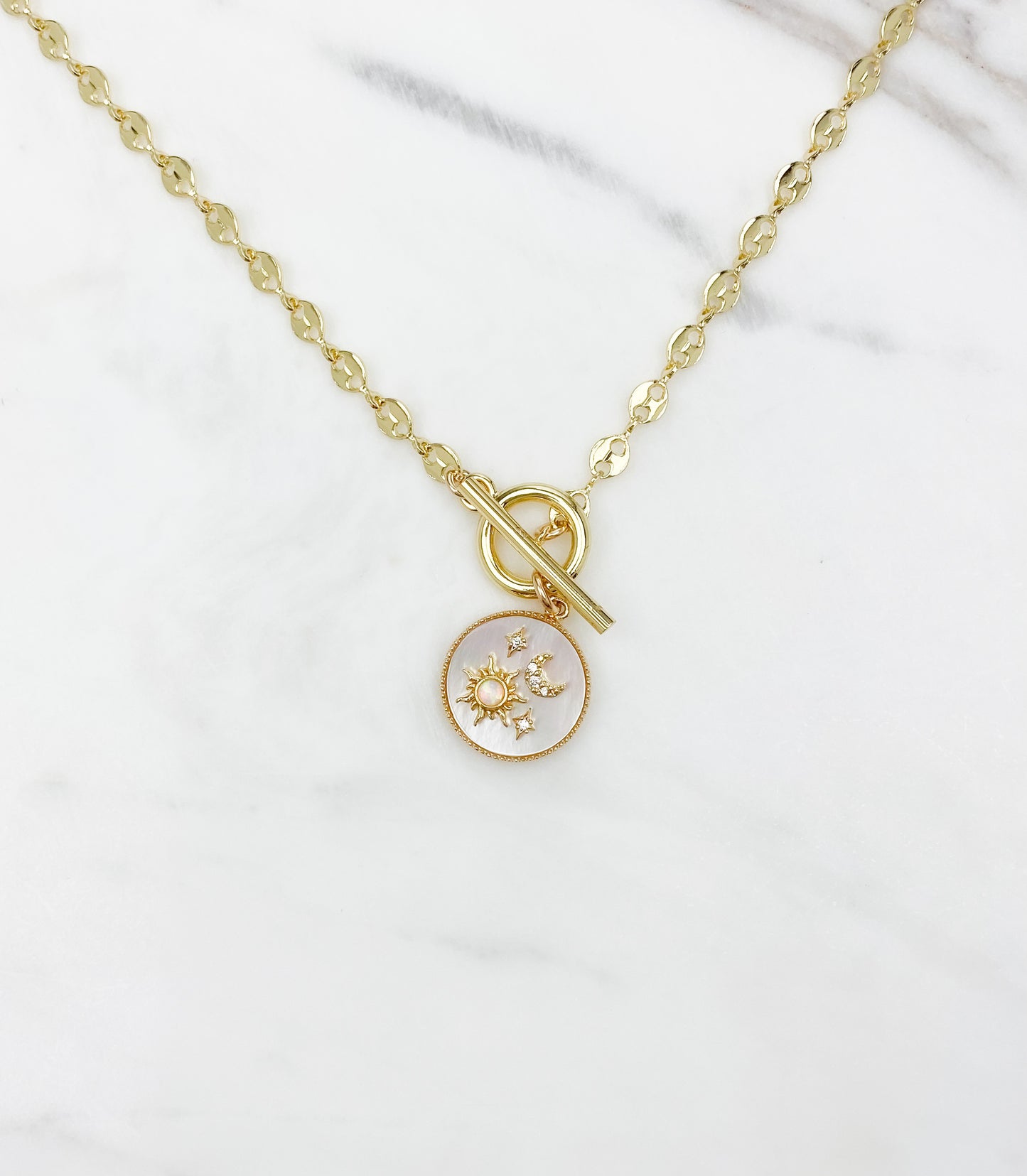 Sun & Moon necklace