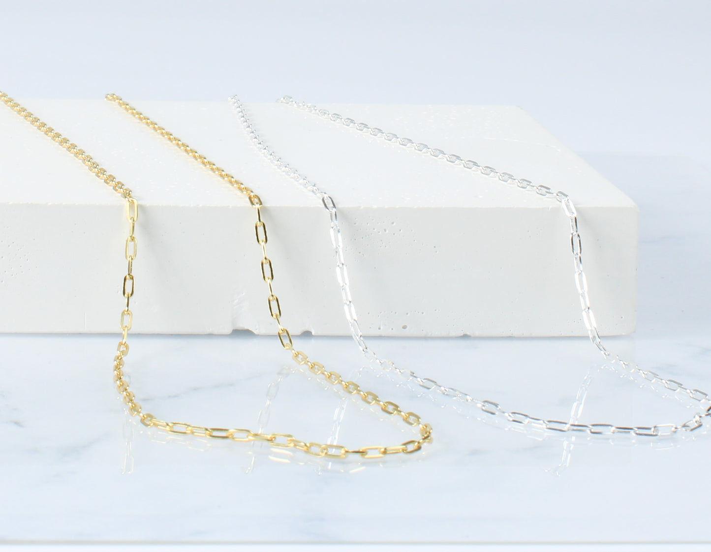 Mini Paperclip Chain Necklace