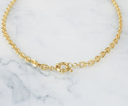 Rolo Chain Sailor Necklace