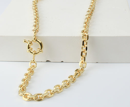 Rolo Chain Sailor Necklace