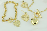Big Heart Stud Earrings