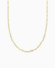 Figaro chain, chain necklace, gold necklace, gift for her, necklaces for women, basic necklace, layering necklace, gold necklace chain