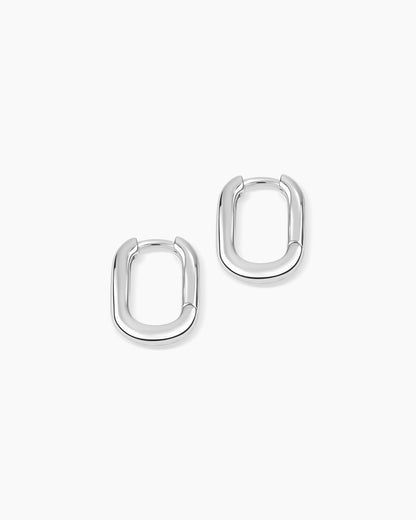 Small Paperclip Hoops