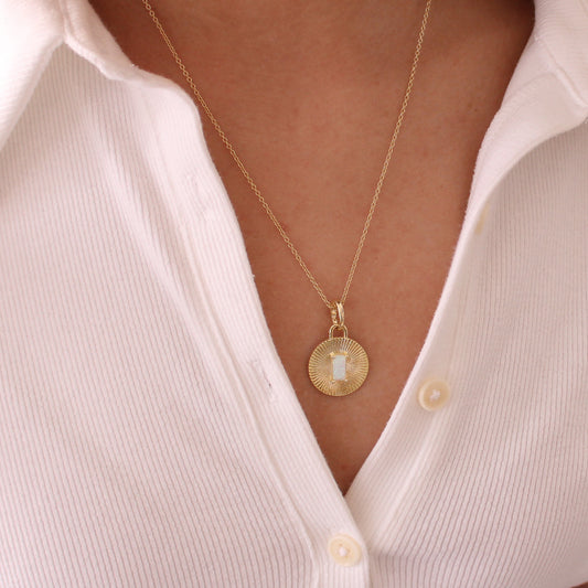 Birthstone Pendant Necklace