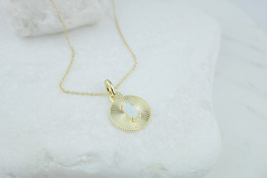 Birthstone Pendant Necklace