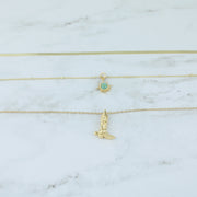 Sun + Boot Layering Necklaces