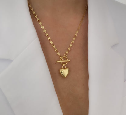 Heart Toggle Necklace