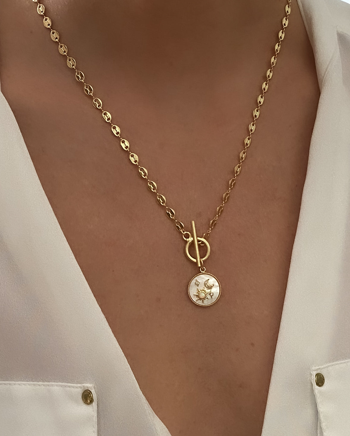 Sun & Moon necklace