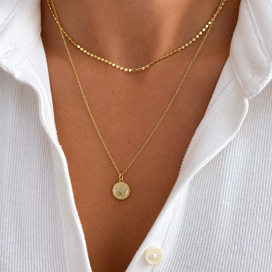 Butterfly necklace, Gold Butterfly Pendant Necklace, Dainty necklace, gifts for women, gold necklace, dainty gold necklace, jewelry