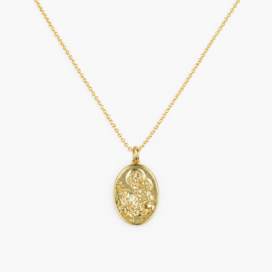 14K Gold St Joseph Necklace, Gold necklace, necklaces for women, Saint jewelry, necklace, Protection Necklace, Faith Jewelry, Gift for her