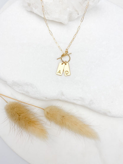 Toggle Tag Necklace