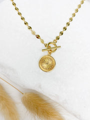 Sun Toggle Necklace
