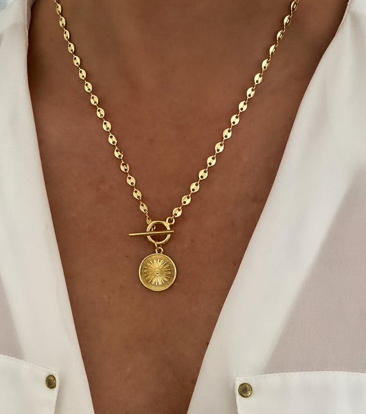 Sun Toggle Necklace
