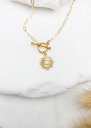Opal Toggle Necklace
