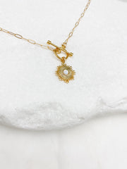 Opal Toggle Necklace
