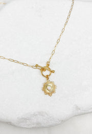 Opal Toggle Necklace