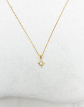 Load image into Gallery viewer, Tiny Opal Star Necklace
