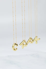 Balloon Letter Necklace