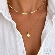 Initial Tag Necklace