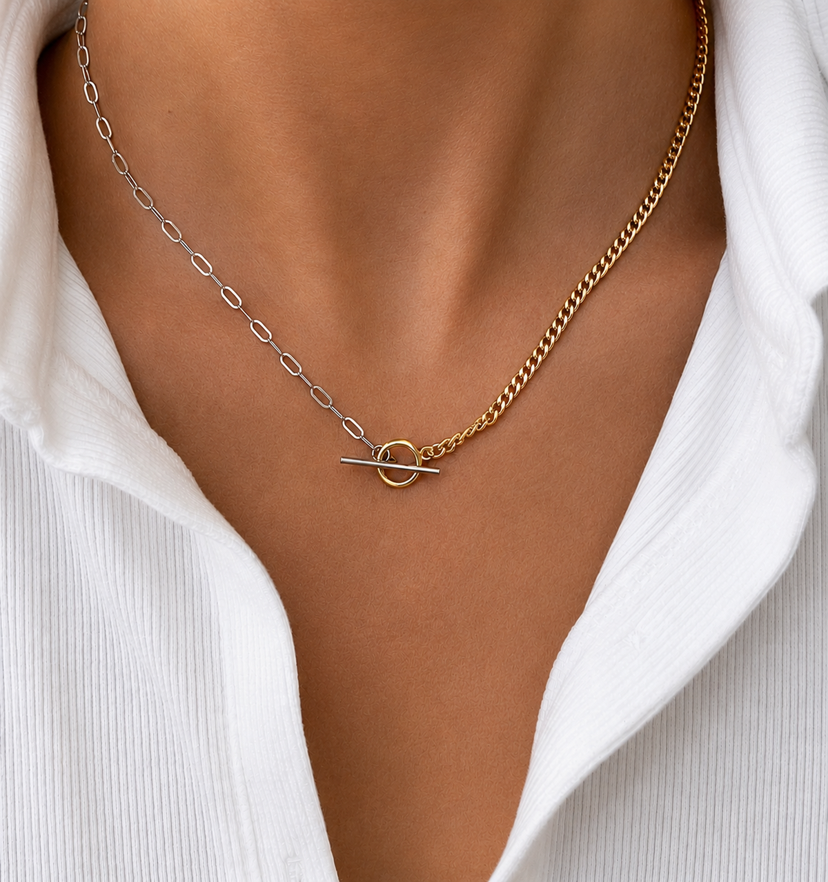 Mixed Metal Necklace