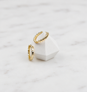 2mm Flat Dot Hoop Earrings