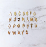 Sideways Initial Necklace