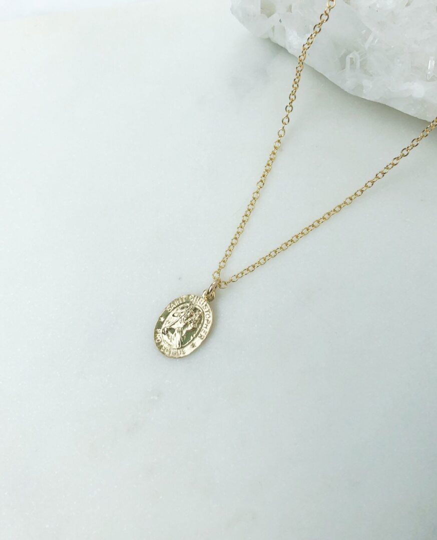 St Christopher Necklace Small