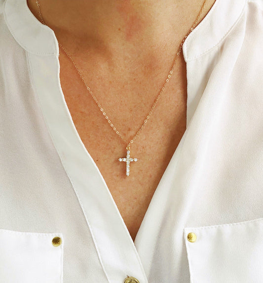 Crystal Cross necklace