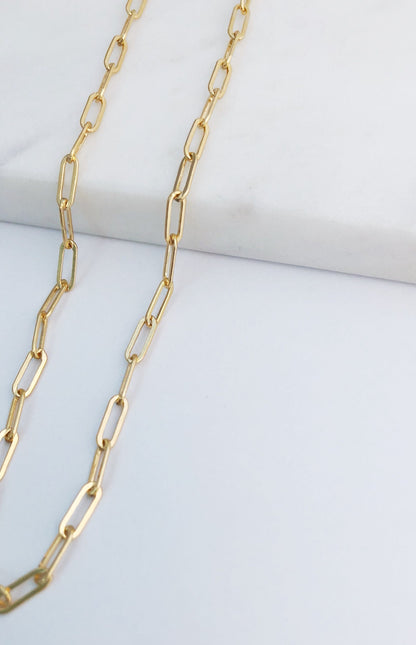 Large link chain necklace, Necklaces for women, chain link necklace, Gold filled necklace, choker, thick chain necklace, layering necklace
