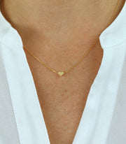 Dainty Gold Heart Necklace