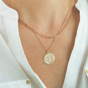 Large link chain necklace, Necklaces for women, chain link necklace, Gold filled necklace, choker, thick chain necklace, layering necklace