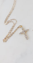 Load image into Gallery viewer, Crystal Cross necklace
