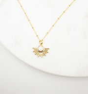 Opal Sun necklace